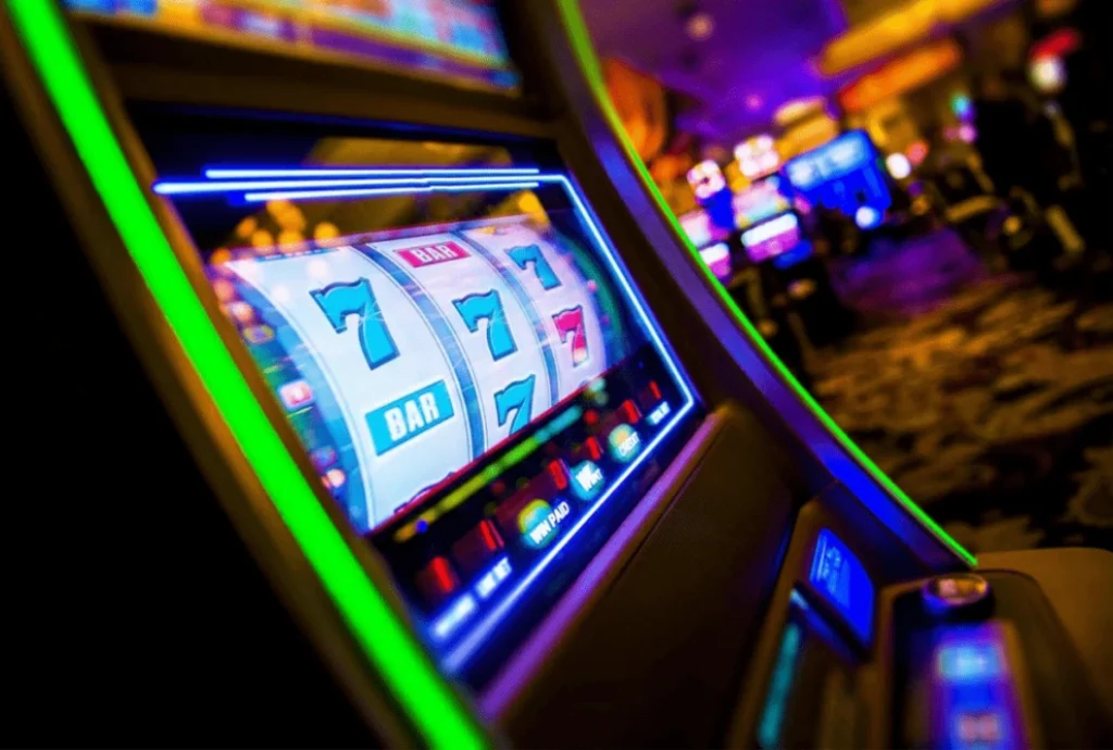 Touch-screen slot machine