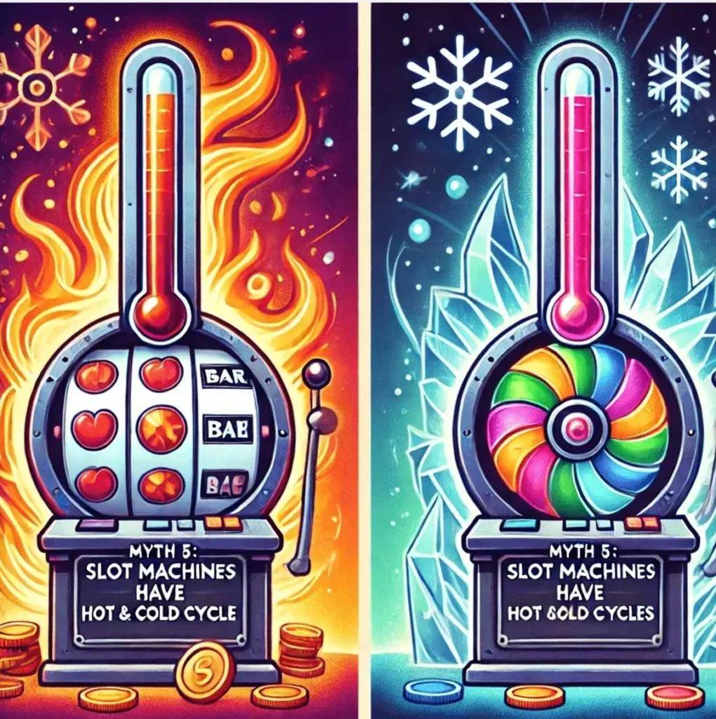 Myth 5: Slot Machines Have Hot and Cold Cycles