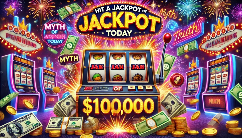 Hit a jackpot of $100,000 today