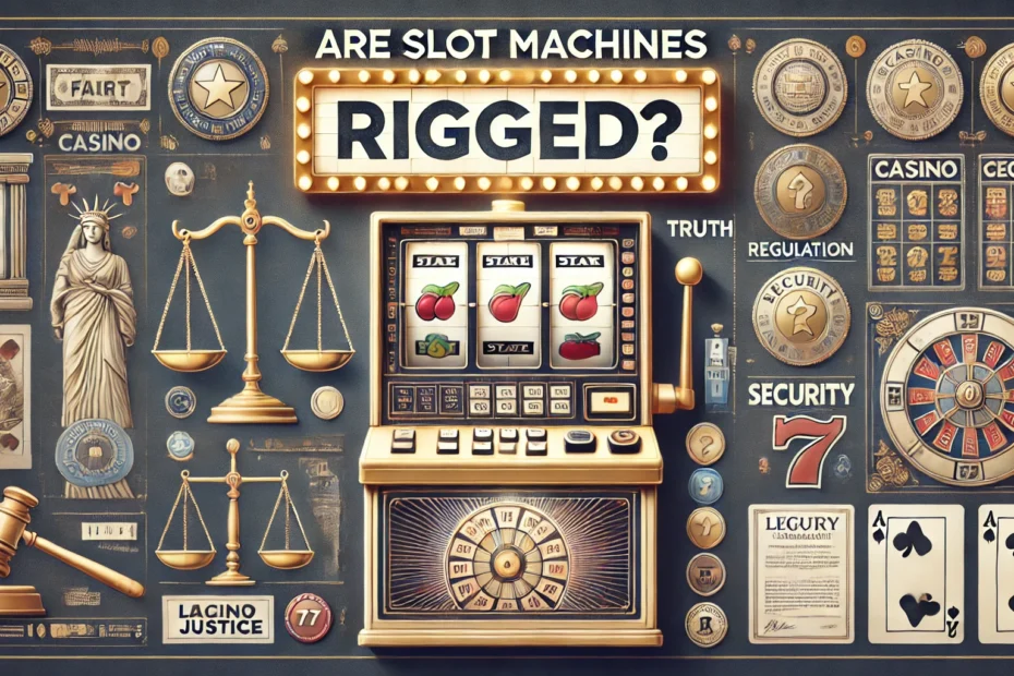 Are Slot machines rigged or not?